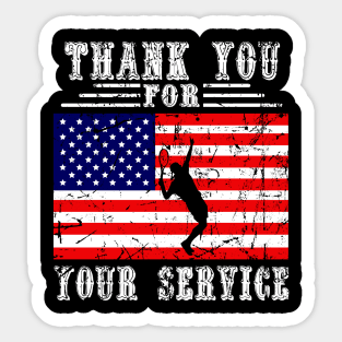 veterans day thank you for your service Sticker